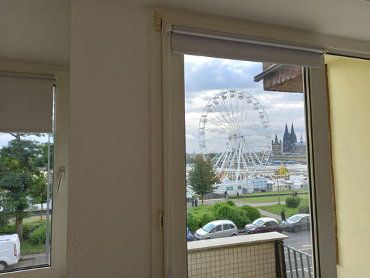 Zwischenmiete Köln mit Domblick